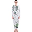 Plants Flowers Nature Blossom Hooded Jumpsuit (Ladies)  View1