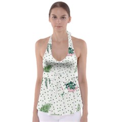 Plants Flowers Nature Blossom Babydoll Tankini Top by Mariart