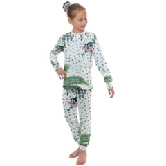 Plants Flowers Nature Blossom Kids  Long Sleeve Set 