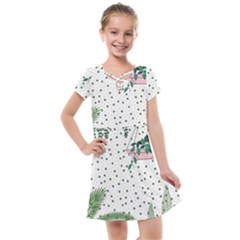 Plants Flowers Nature Blossom Kids  Cross Web Dress