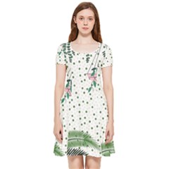 Plants Flowers Nature Blossom Inside Out Cap Sleeve Dress by Mariart