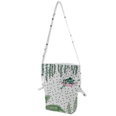 Plants Flowers Nature Blossom Folding Shoulder Bag