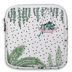 Plants Flowers Nature Blossom Mini Square Pouch by Mariart