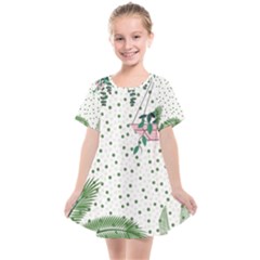 Plants Flowers Nature Blossom Kids  Smock Dress