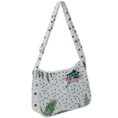 Plants Flowers Nature Blossom Zip Up Shoulder Bag