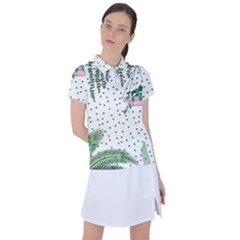 Plants Flowers Nature Blossom Women s Polo Tee