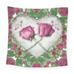 Love Ornament Design Square Tapestry (large) by dflcprintsclothing