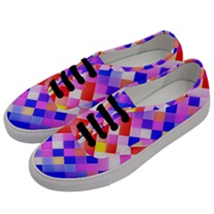 Squares Pattern Geometric Seamless Men s Classic Low Top Sneakers by Dutashop