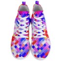 Squares Pattern Geometric Seamless Men s Lightweight High Top Sneakers View1