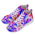 Squares Pattern Geometric Seamless Men s Lightweight High Top Sneakers View2