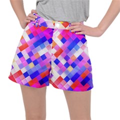 Squares Pattern Geometric Seamless Ripstop Shorts