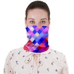 Squares Pattern Geometric Seamless Face Covering Bandana (adult) by Dutashop