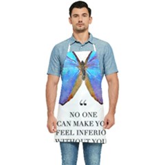 Inferior Quote Butterfly Kitchen Apron