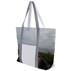 Beach Day  Zip Up Canvas Bag by IIPhotographyAndDesigns