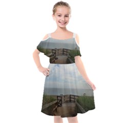 Beach Day  Kids  Cut Out Shoulders Chiffon Dress by IIPhotographyAndDesigns