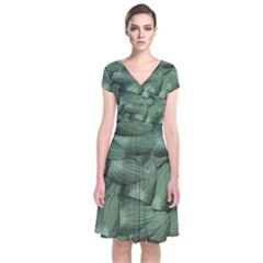 Gc (88) Short Sleeve Front Wrap Dress by GiancarloCesari