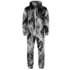 Sex Painting Word Letters Hooded Jumpsuit (men) 