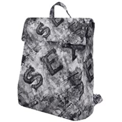 Sex Painting Word Letters Flap Top Backpack