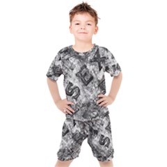 Sex Painting Word Letters Kids  Tee And Shorts Set