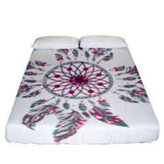 Boho Love Fitted Sheet (king Size) by designsbymallika