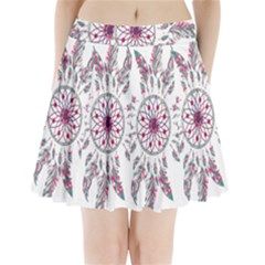 Boho Love Pleated Mini Skirt by designsbymallika