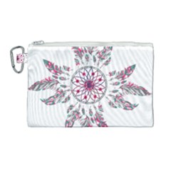 Boho Love Canvas Cosmetic Bag (large) by designsbymallika