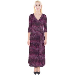 Gc (80) Quarter Sleeve Wrap Maxi Dress by GiancarloCesari