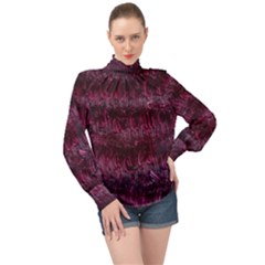 Gc (80) High Neck Long Sleeve Chiffon Top by GiancarloCesari