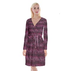 Gc (88) Long Sleeve Velvet Front Wrap Dress by GiancarloCesari