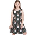 Bear Rein Deer Christmas Kids  Skater Dress View1