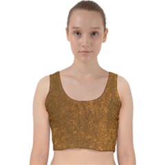 Gc (65) Velvet Racer Back Crop Top by GiancarloCesari