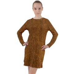 Gc (75) Long Sleeve Hoodie Dress by GiancarloCesari