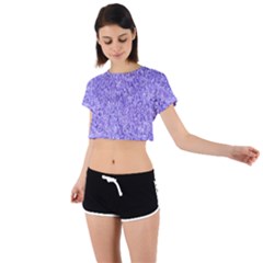 Gc (60) Tie Back Short Sleeve Crop Tee