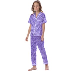 Gc (59) Kids  Satin Short Sleeve Pajamas Set