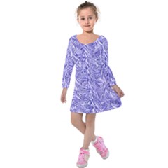 Gc (56) Kids  Long Sleeve Velvet Dress by GiancarloCesari