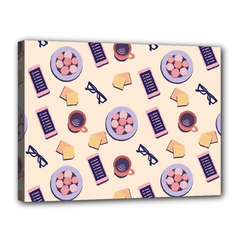 Breakfast Love Breakfast Love Canvas 16  X 12  (stretched) by designsbymallika