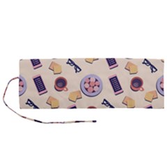 Breakfast Love Breakfast Love Roll Up Canvas Pencil Holder (m) by designsbymallika