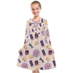 Breakfast Love Breakfast Love Kids  Midi Sailor Dress by designsbymallika