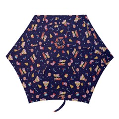 Cat Astro Love Mini Folding Umbrellas by designsbymallika