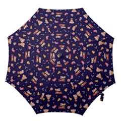 Cat Astro Love Hook Handle Umbrellas (small) by designsbymallika