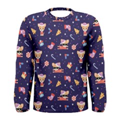 Cat Astro Love Men s Long Sleeve Tee by designsbymallika