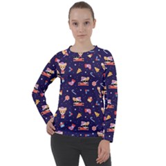 Cat Astro Love Women s Long Sleeve Raglan Tee