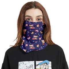 Cat Astro Love Face Covering Bandana (two Sides)