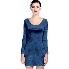 Gc (40) Long Sleeve Velvet Bodycon Dress