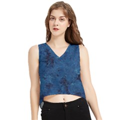 Gc (40) V-neck Cropped Tank Top