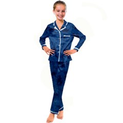 Gc (18) Kid s Satin Long Sleeve Pajamas Set