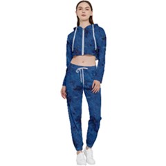 Gc (18) Cropped Zip Up Lounge Set