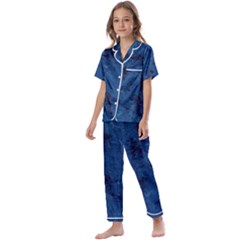 Gc (18) Kids  Satin Short Sleeve Pajamas Set