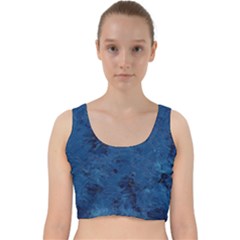 Gc (20) Velvet Racer Back Crop Top by GiancarloCesari