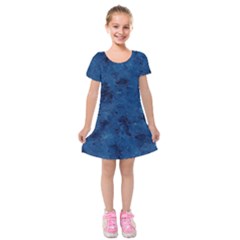 Gc (24) Kids  Short Sleeve Velvet Dress